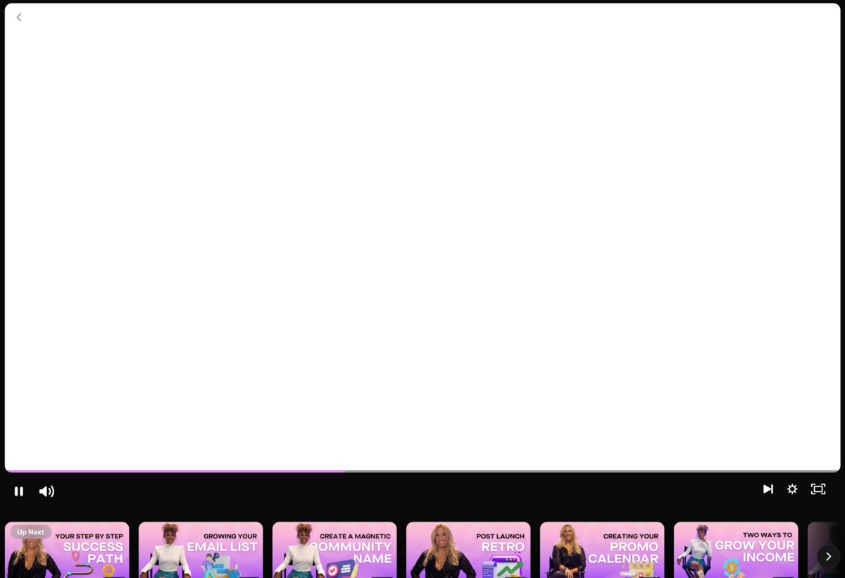 Video of girls on the membership platform